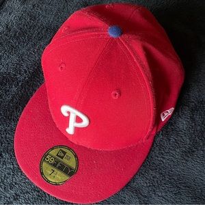 Philadelphia Phillies Red Fitted Hat